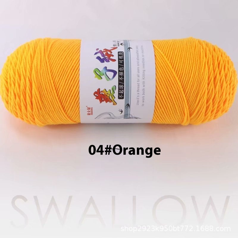 Handmade 5-strand Milk Cotton Hook Needle And Thread