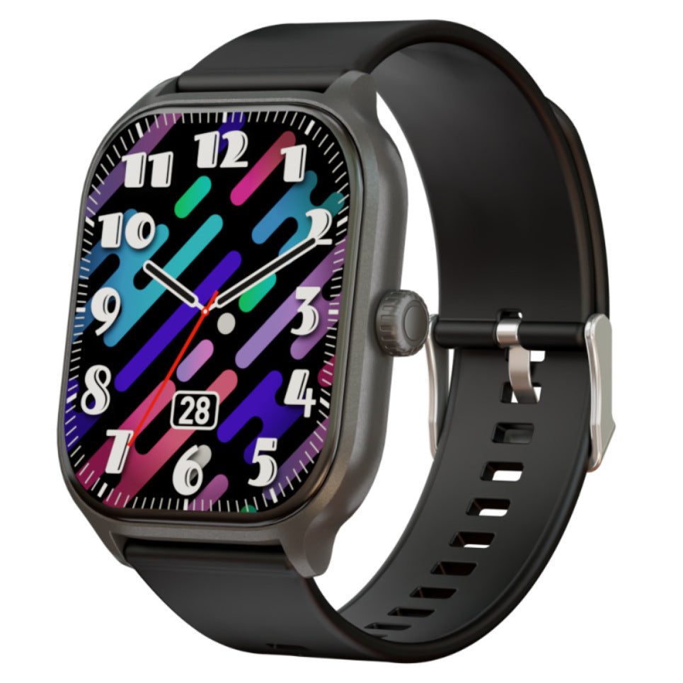 smartwatch Bluetooth call heart rate and blood pressure monitoring sleep multifunctional exercise 2.01 inch men's watch