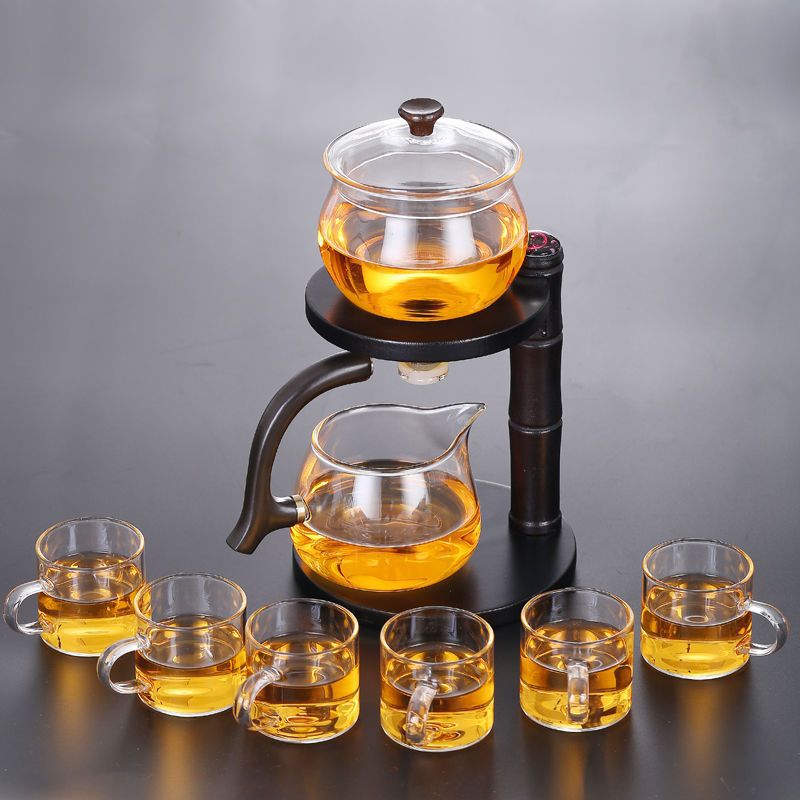 Glass Semi-automatic Fully Automatic Tea Set Suit Lazy Household