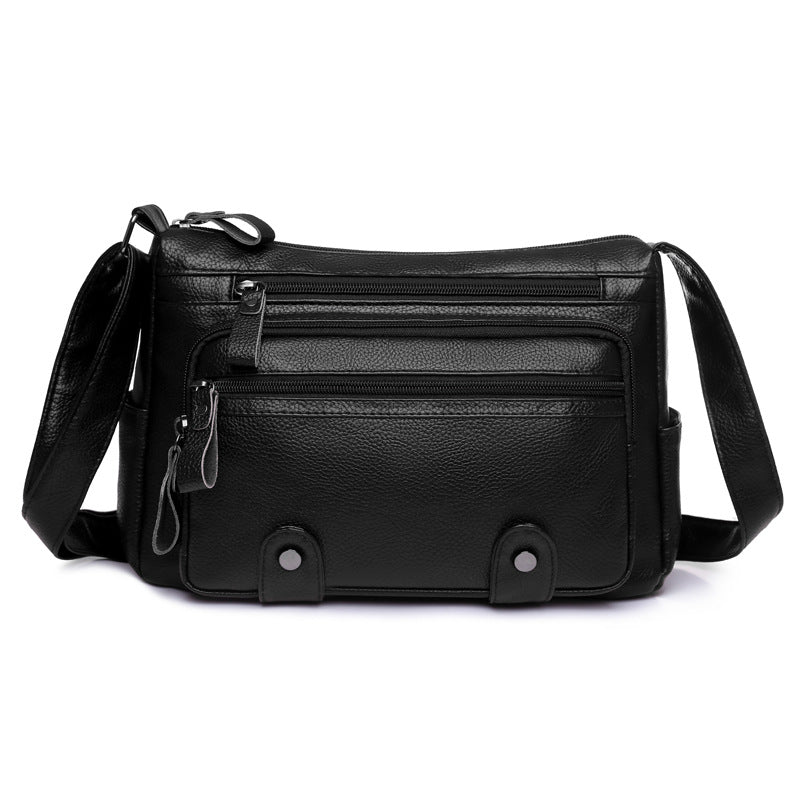 Women's Casual All-match Retro Commuter Shoulder Bag Large Capacity High Sense