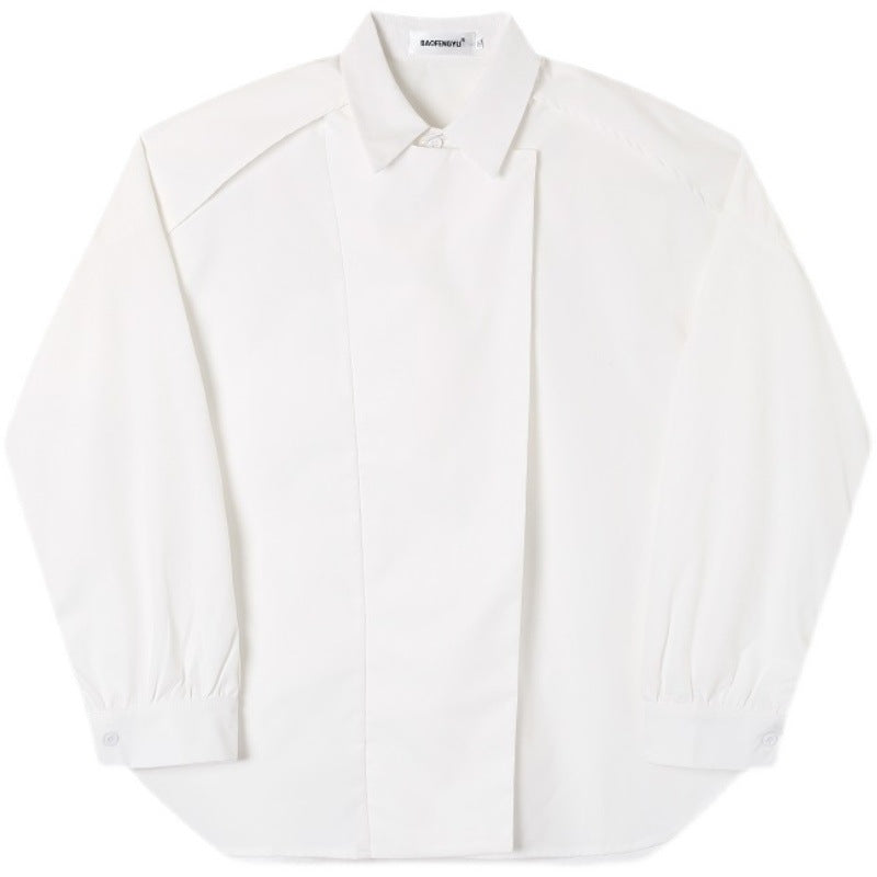 Fall Lapels Long Sleeve Men's Top