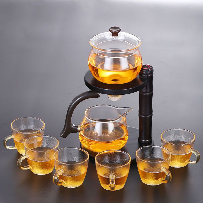 Glass Semi-automatic Fully Automatic Tea Set Suit Lazy Household