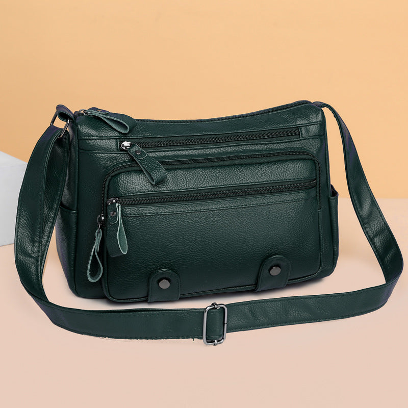 Women's Casual All-match Retro Commuter Shoulder Bag Large Capacity High Sense