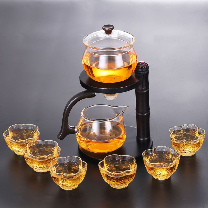 Glass Semi-automatic Fully Automatic Tea Set Suit Lazy Household
