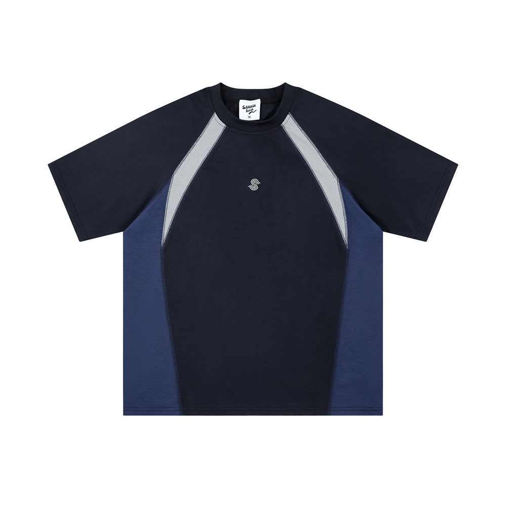 Men's Summer Loose Casual Raglan Top