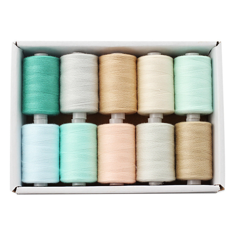 Household Sewing Machine Thread Dacron Thread Customized Color Small Roll DIY Amazon Thread Wholesale