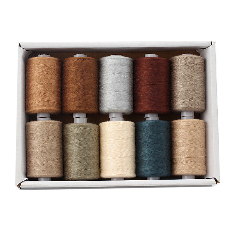 Household Sewing Machine Thread Dacron Thread Customized Color Small Roll DIY Amazon Thread Wholesale