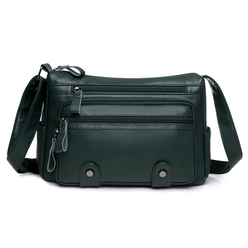 Women's Casual All-match Retro Commuter Shoulder Bag Large Capacity High Sense