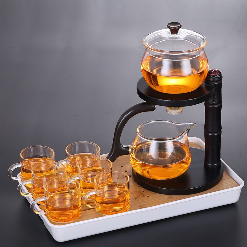 Glass Semi-automatic Fully Automatic Tea Set Suit Lazy Household