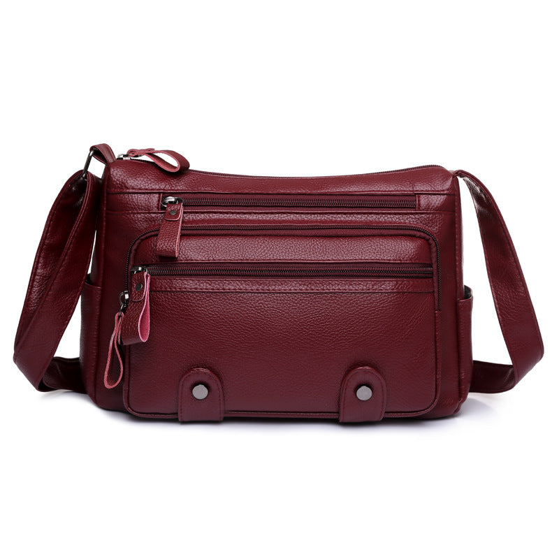 Women's Casual All-match Retro Commuter Shoulder Bag Large Capacity High Sense