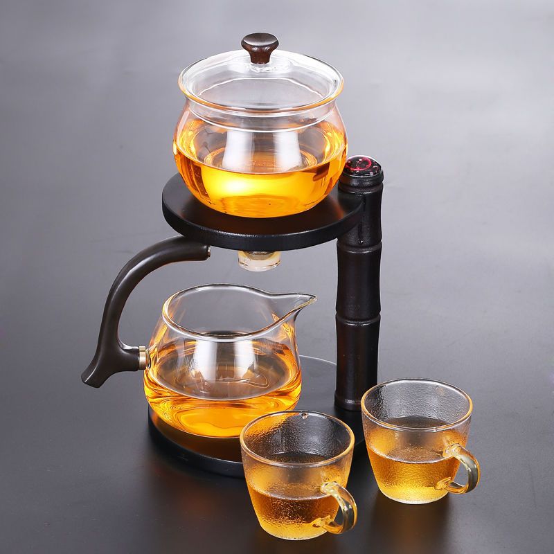 Glass Semi-automatic Fully Automatic Tea Set Suit Lazy Household