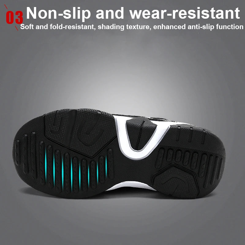 Shoes Sneakers Boys Tennis Comfortable Leather Running Shoes Lightweight Outdoor Children's Sports