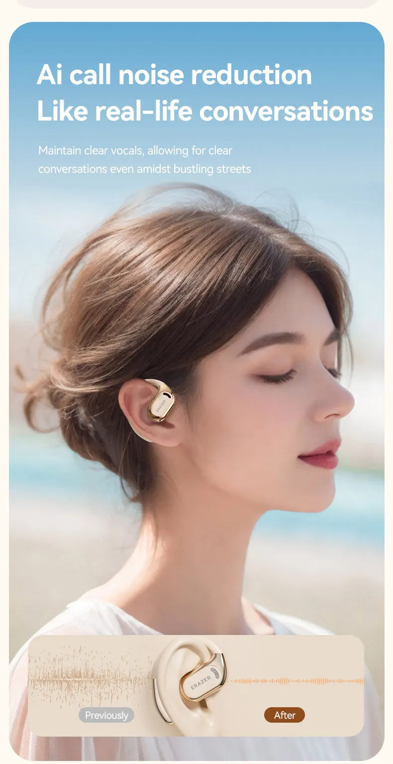 OWS Lenovo ERAZER XF20 Bluetooth V5.49 Earphones Open Sports Wireless Headphones Noise Reduction Waterproof