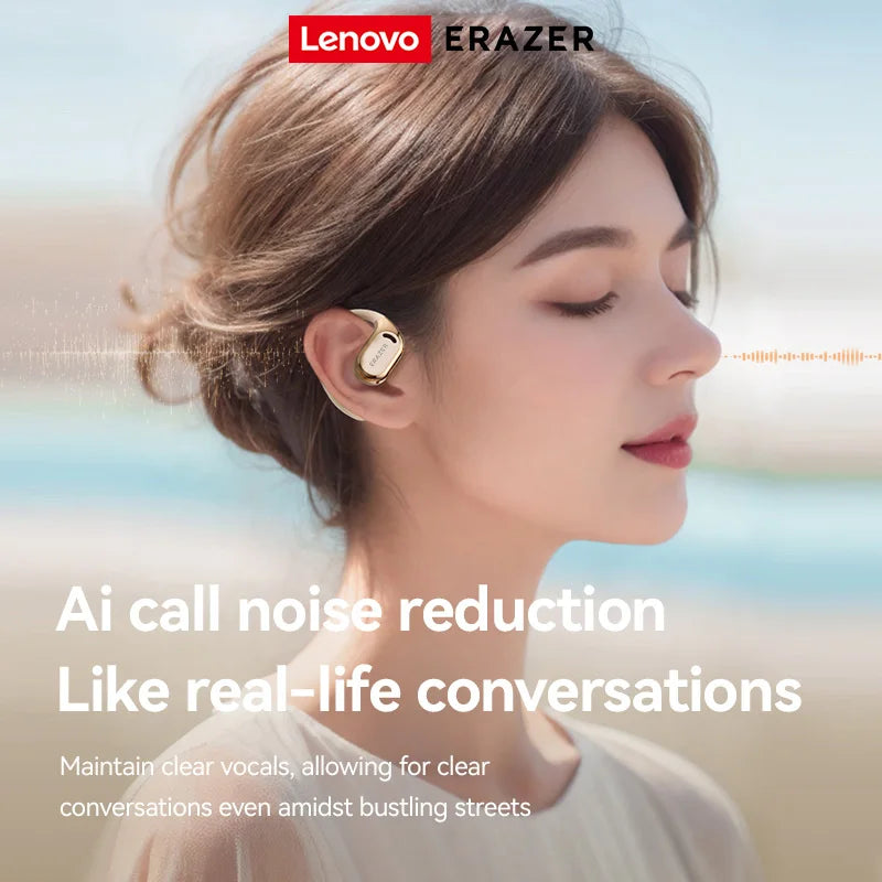 OWS Lenovo ERAZER XF20 Bluetooth V5.49 Earphones Open Sports Wireless Headphones Noise Reduction Waterproof
