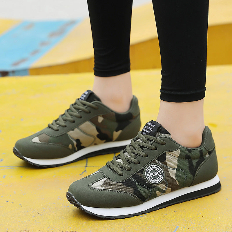 Men's And Women's Camouflage Outdoor Sports Running Shoes