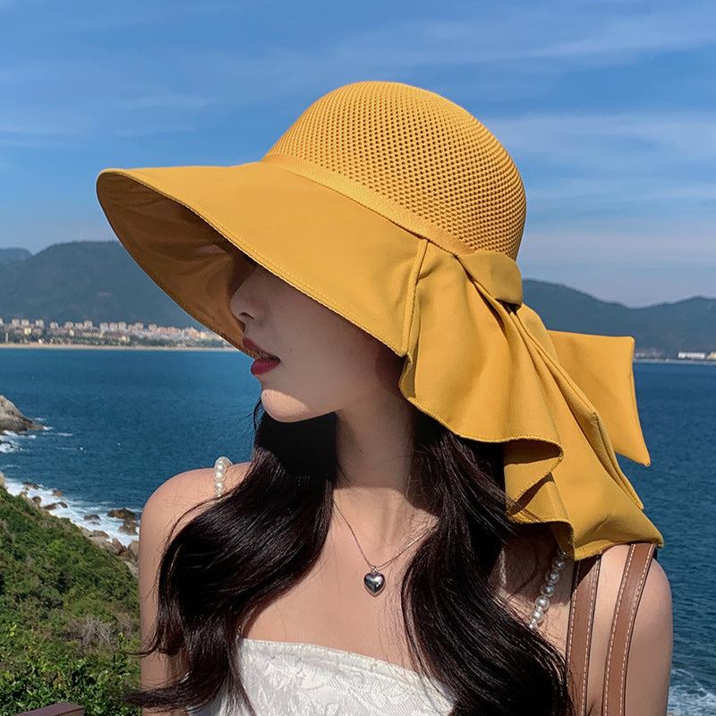 Shawl Shading Large Brim Fisherman Hat