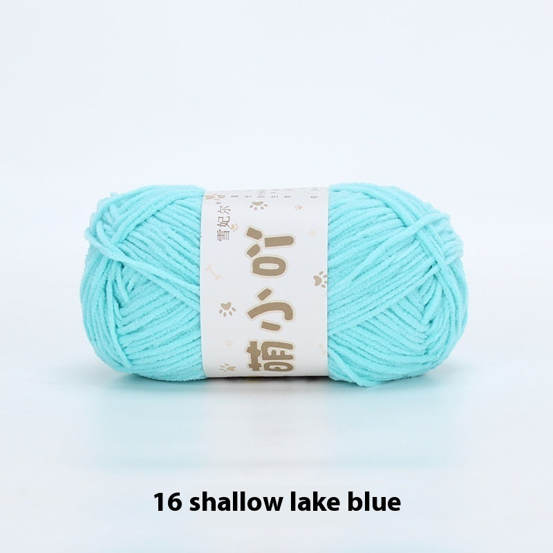 Chenille Wool Ball Hand-woven Diy
