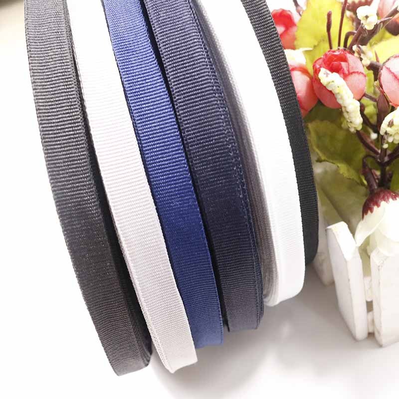 1cm Polyester Plain Weave With Black And White Textile Accessories