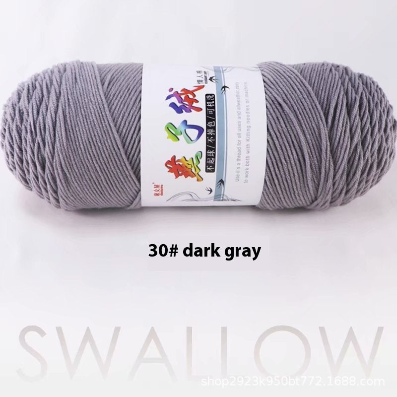 Handmade 5-strand Milk Cotton Hook Needle And Thread