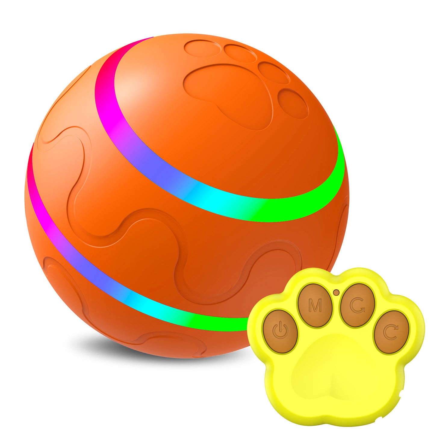 Smart Ball Toy for Cats and Dogs Self-Rotating Rechargeable Ball