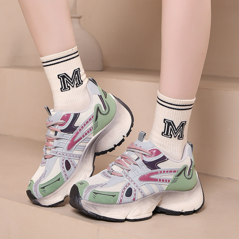 Women's Thick-soled Mesh Breathable Sneaker