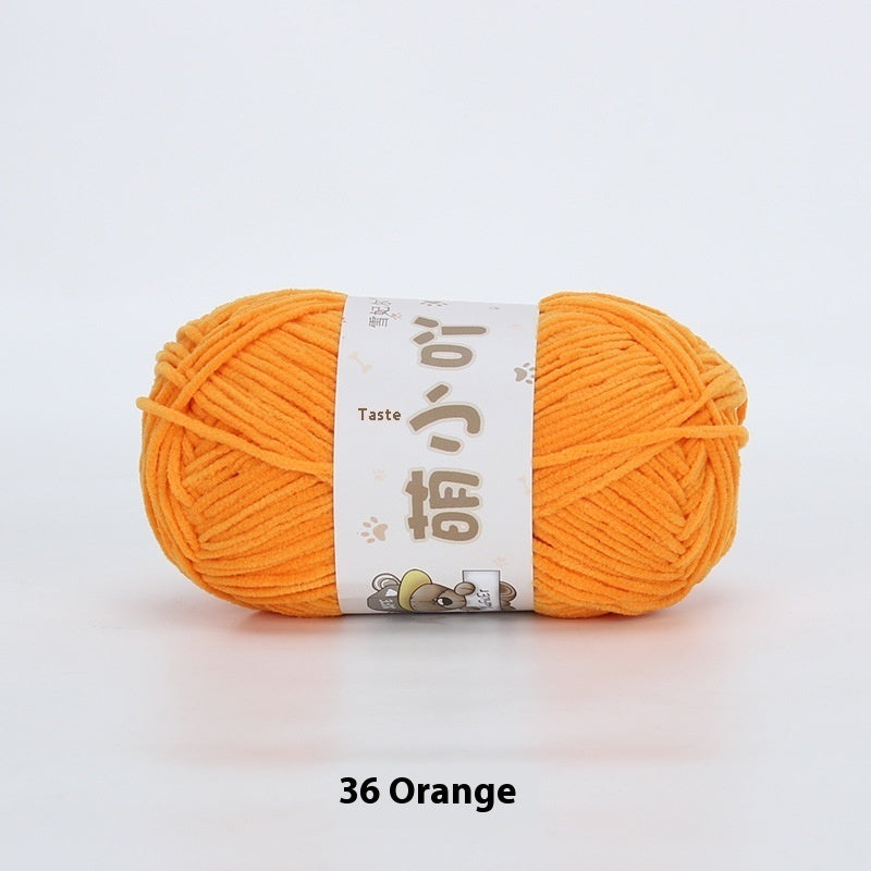 Chenille Wool Ball Hand-woven Diy