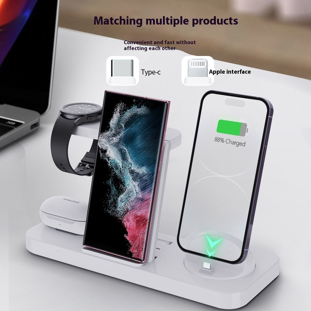 Folding Six-in-one Wireless Charging Stand