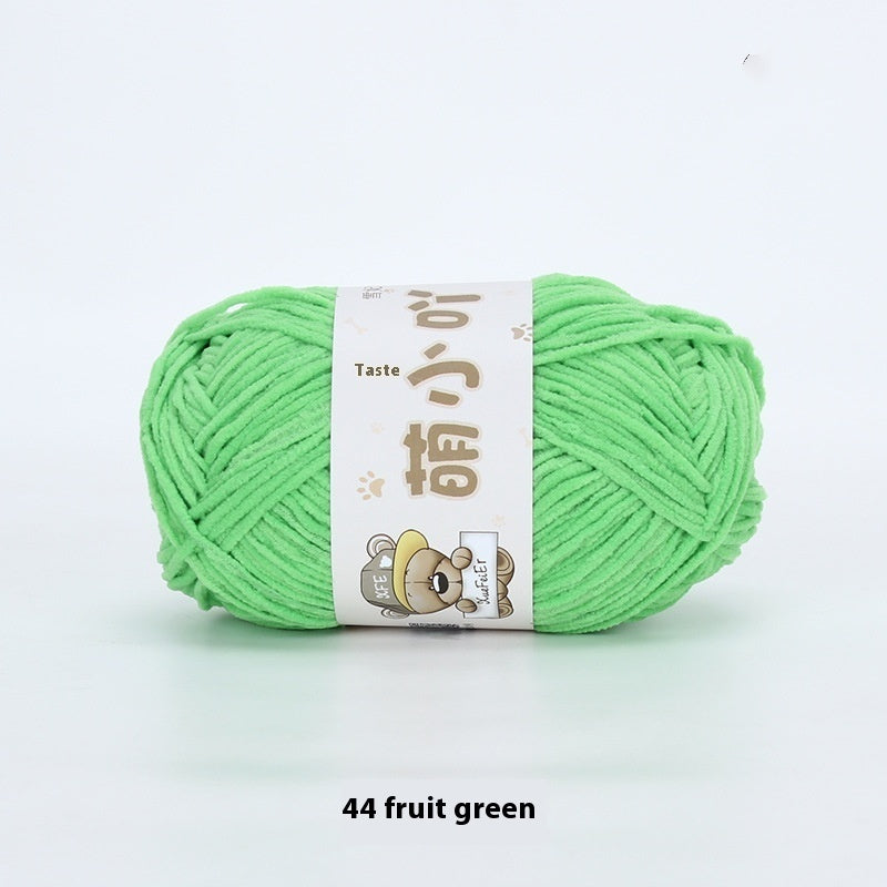 Chenille Wool Ball Hand-woven Diy