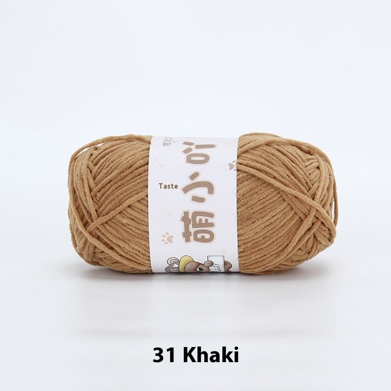 Chenille Wool Ball Hand-woven Diy