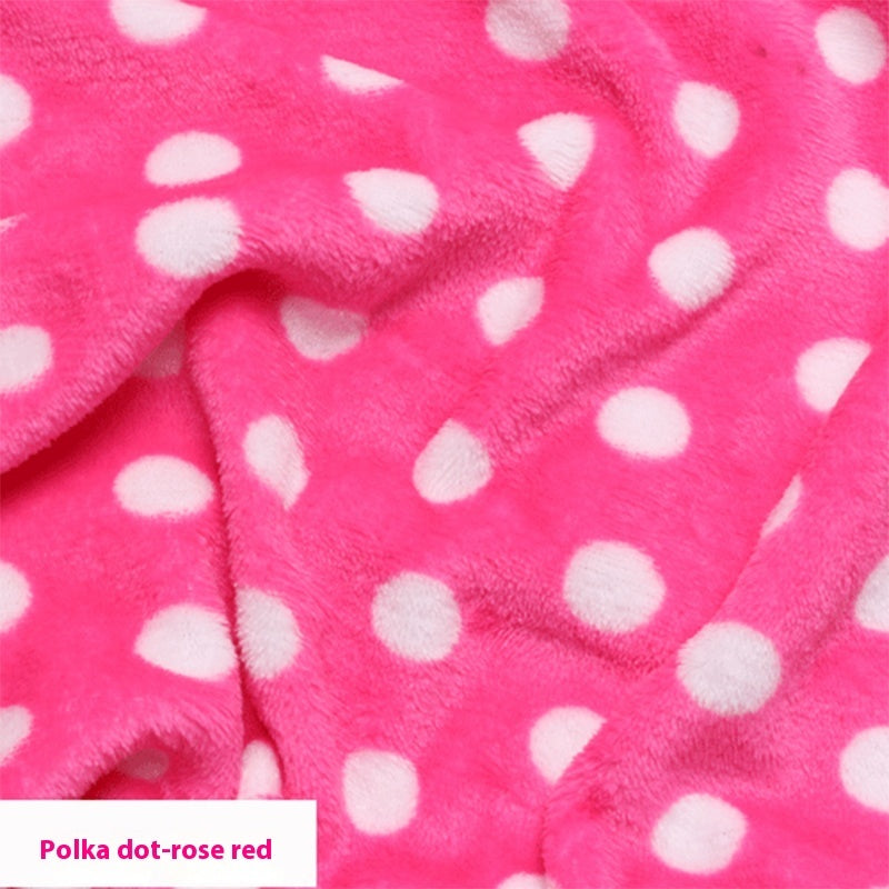 Double-sided Flannel Baby Pajamas Plush Fabric