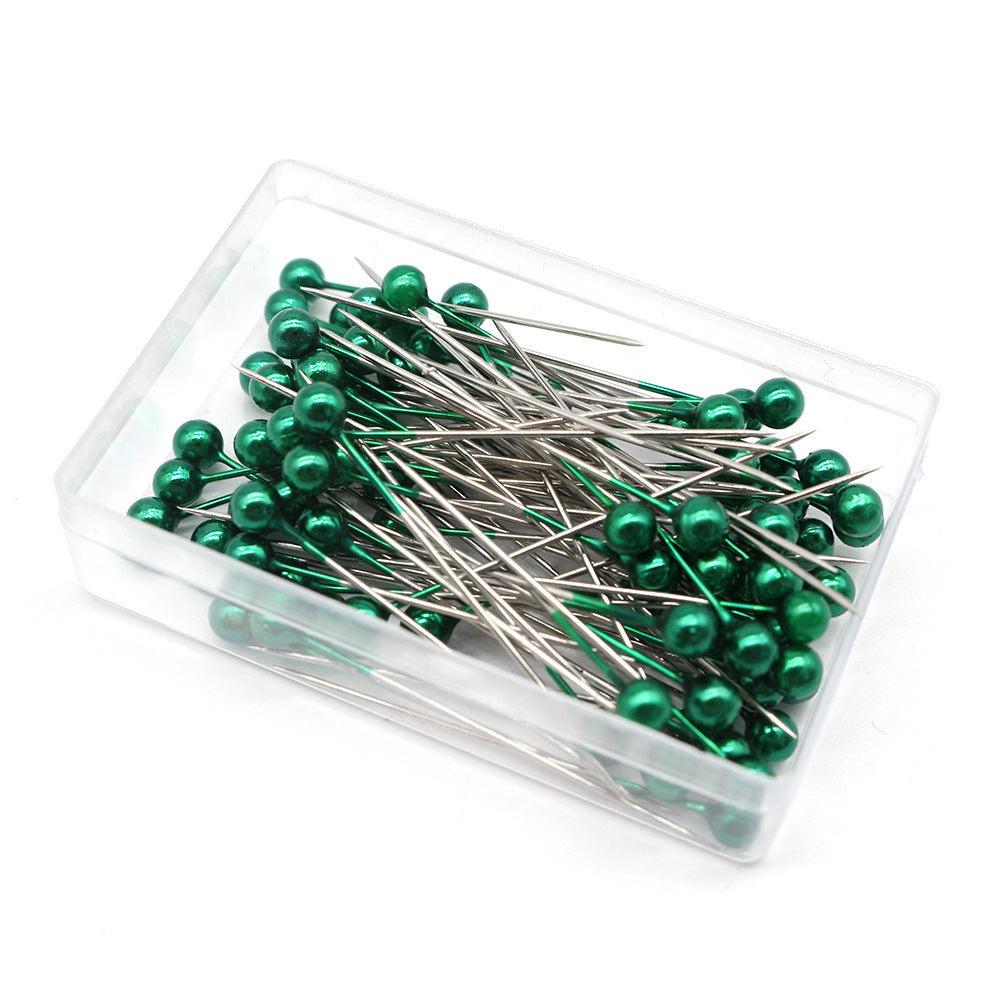 21 Color High Quality Bright Color Pearl Needle 4 38mm Candy Color Embroidery Clothing Positioning Pearl Needle
