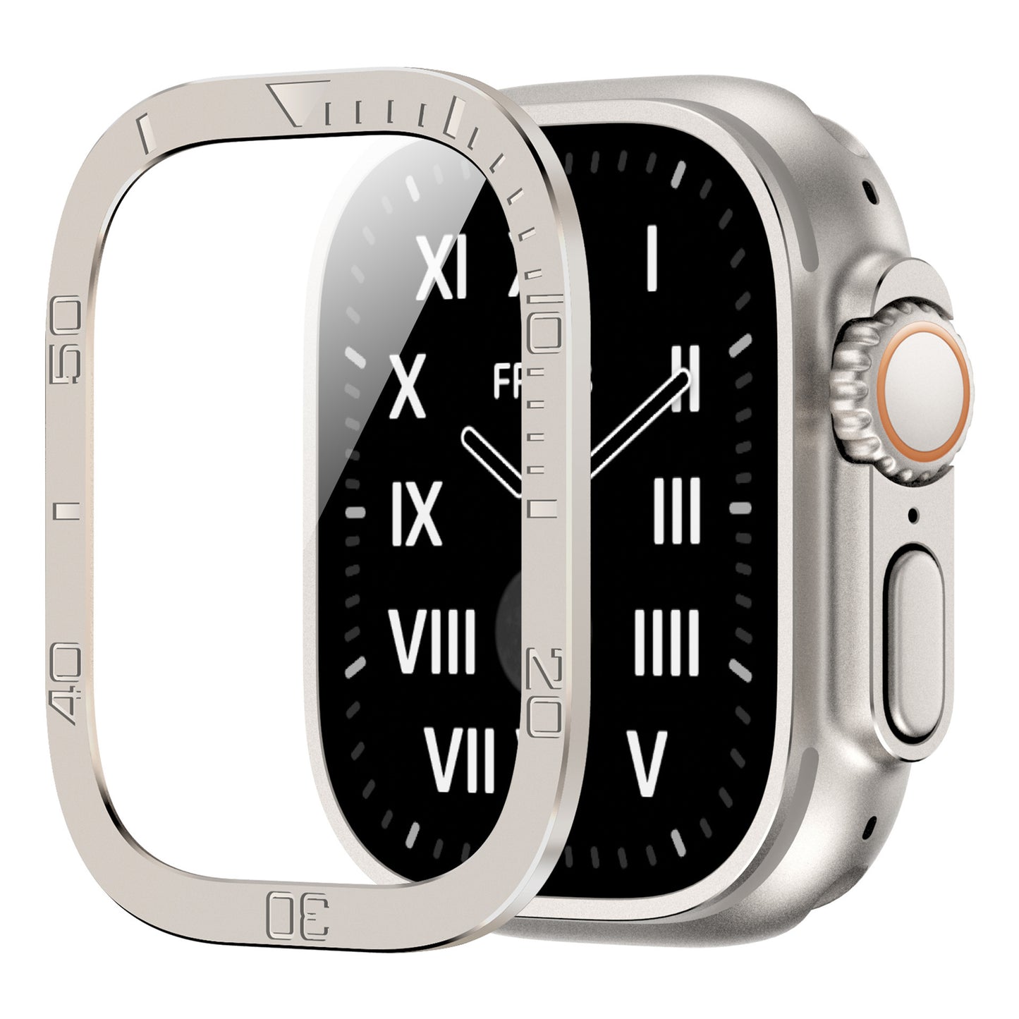 Applicable Watch 49mm Digital Metal Frame