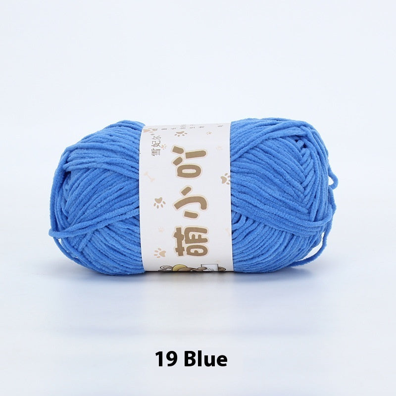 Chenille Wool Ball Hand-woven Diy