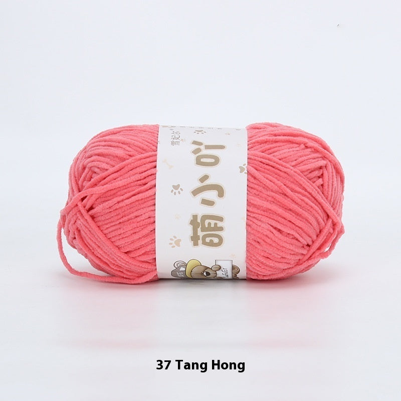 Chenille Wool Ball Hand-woven Diy