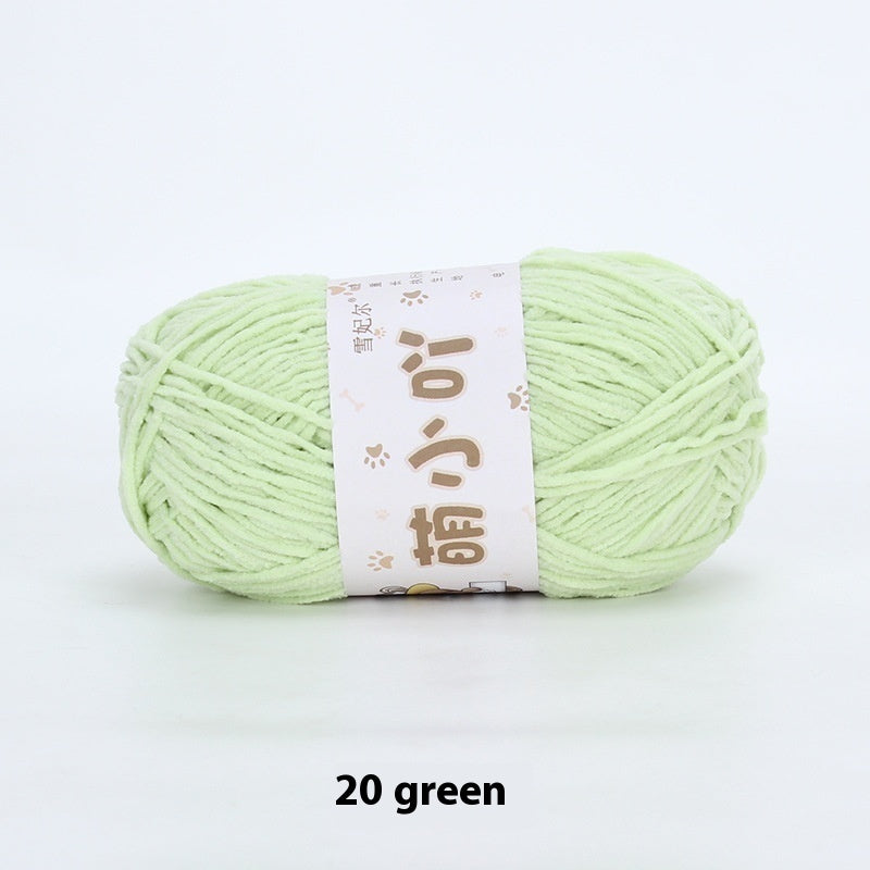 Chenille Wool Ball Hand-woven Diy