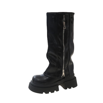 Platform Muffin Pants Martin Boots