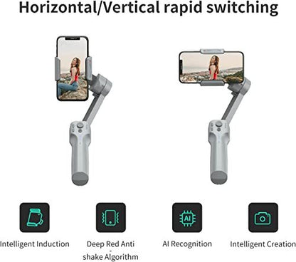 Moza Mini MX2 Smartphone Gimbal Handheld Stabilizer With Fast Tracking And Smart Gesture Control