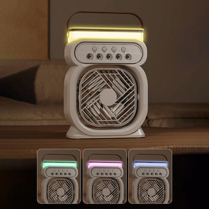 3 In 1 Portable Air Conditioner Evaporative Air Cooler LED Night Lights 3 Speeds