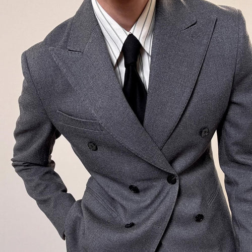 Spring Italian Double Breasted Suit Suit