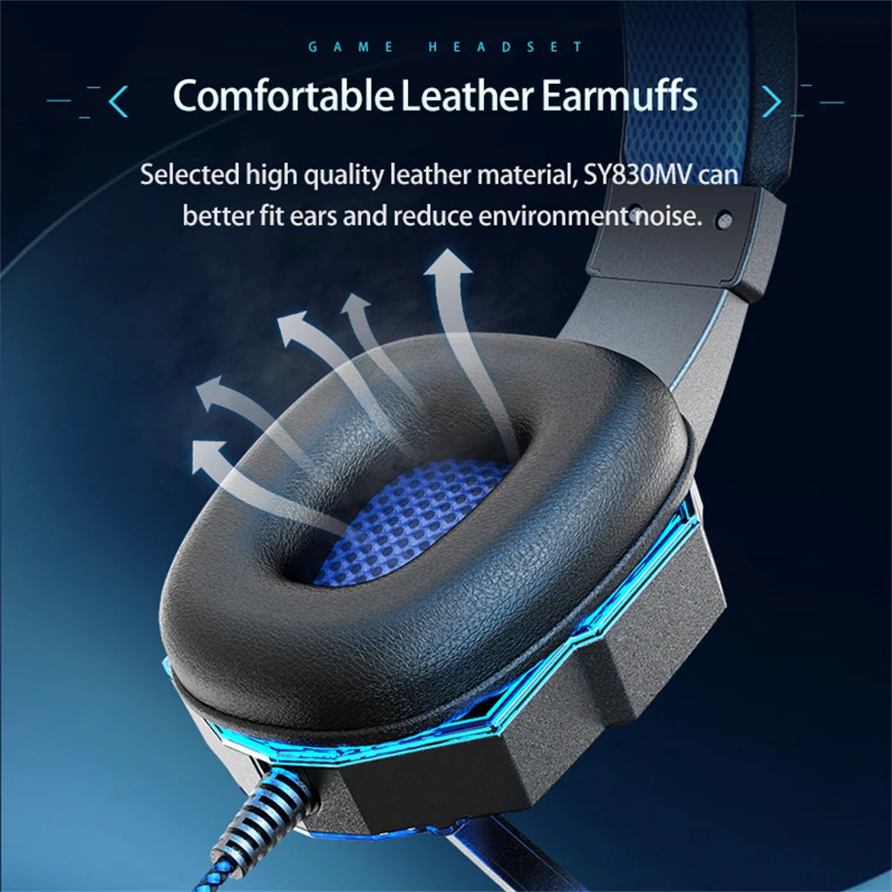 Earphones for wired laptops, dedicated earphones for gaming and esports, comfortable to wear, and head mounted gaming