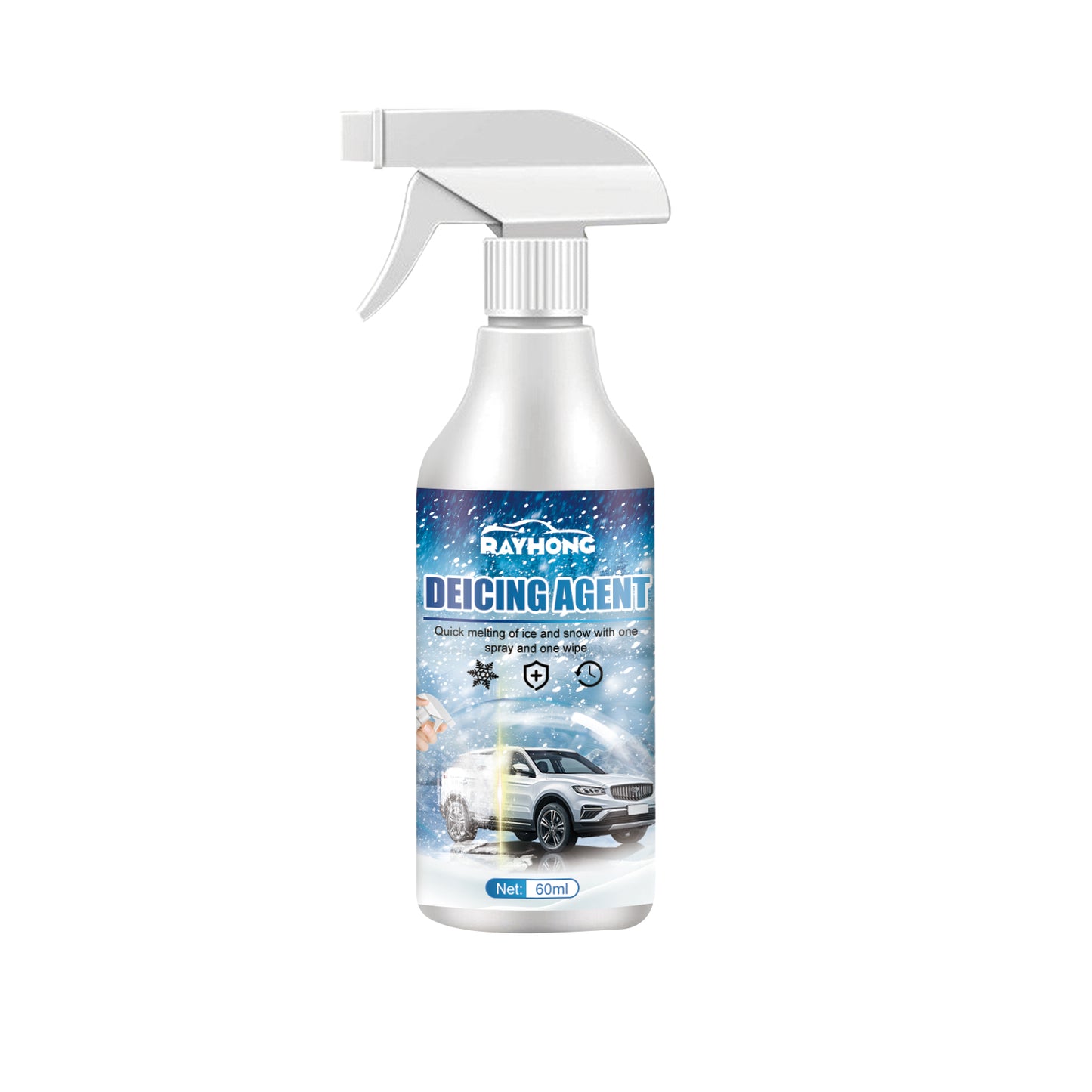 Melting Snow Remover Quick Melting Snow Remover For Car Glass In Winter Front Windshield And Window Snow Preventer