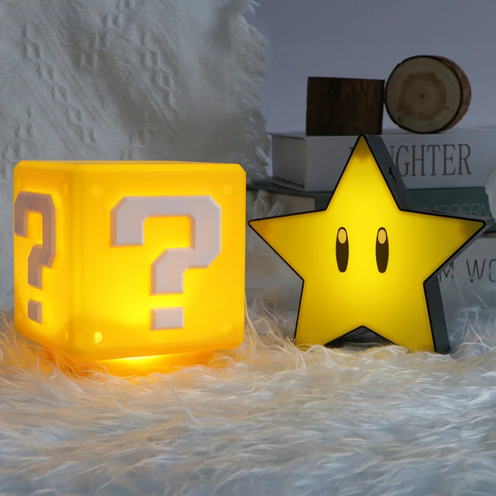 LED Question Mark Night Light Games Toy Children  Table Lamp USB Charging Kids Birthday Gift