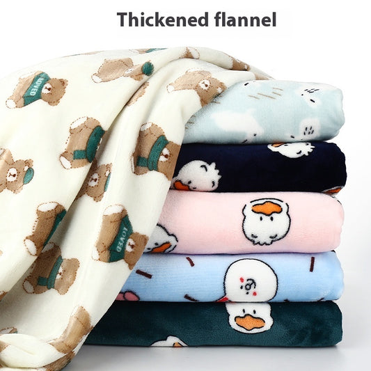 Double-sided Flannel Baby Pajamas Plush Fabric