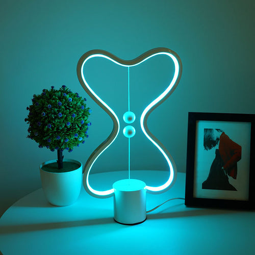 7 Colors Balance Lamp LED Night Light USB Powered Home Decor Bedroom Office Table Night Lamp Light