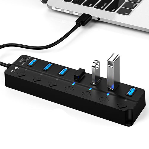 7-Port High-Speed Usb3.0 Hub