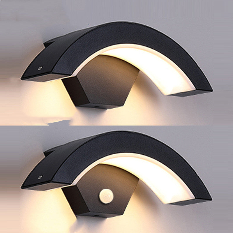 مصباح حائط LED منحني على شكل قمر