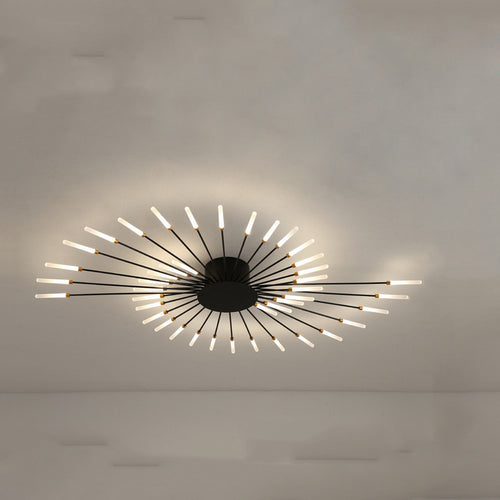 Nordic Minimalist Modern Atmosphere Living Room Fireworks Led Ceiling Light