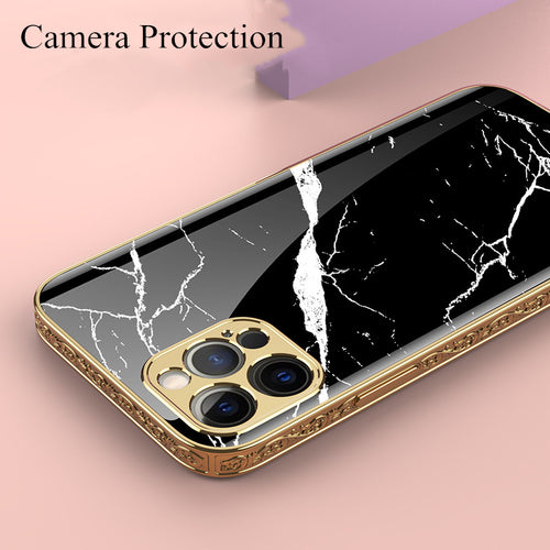 Mobile Phone Shell Embossed Electroplating Phone Case