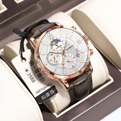 Quartz Multifunctional Chronographe Waterproof