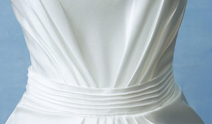Wedding Dress Bride Married Korean Version Of The Satin Big Tail Studio Wedding Dress
